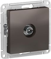 Розетка TV Коннектор без рамки Systeme Electric AtlasDesign 1-м. мокко картинка